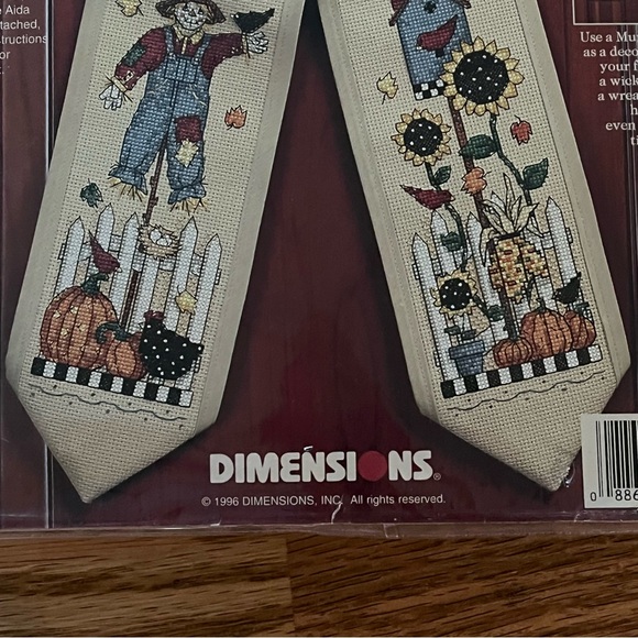 NWT Debbie Mumm Bows A Country Welcome Counted Cross Stitch Kit - Picture 6 of 11